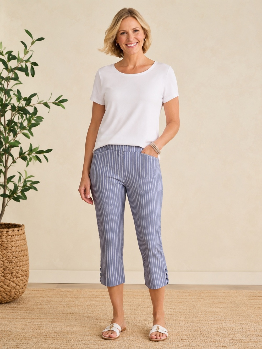 Chicos  capri pants size 8-10 Chicos 1